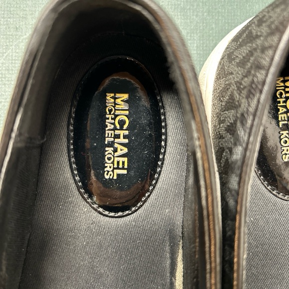MICHAEL MICHAEL KORS Keaton Logo Slip-On Sneaker Woman’s Size 8.5 Quite Luxury - Picture 2 of 11